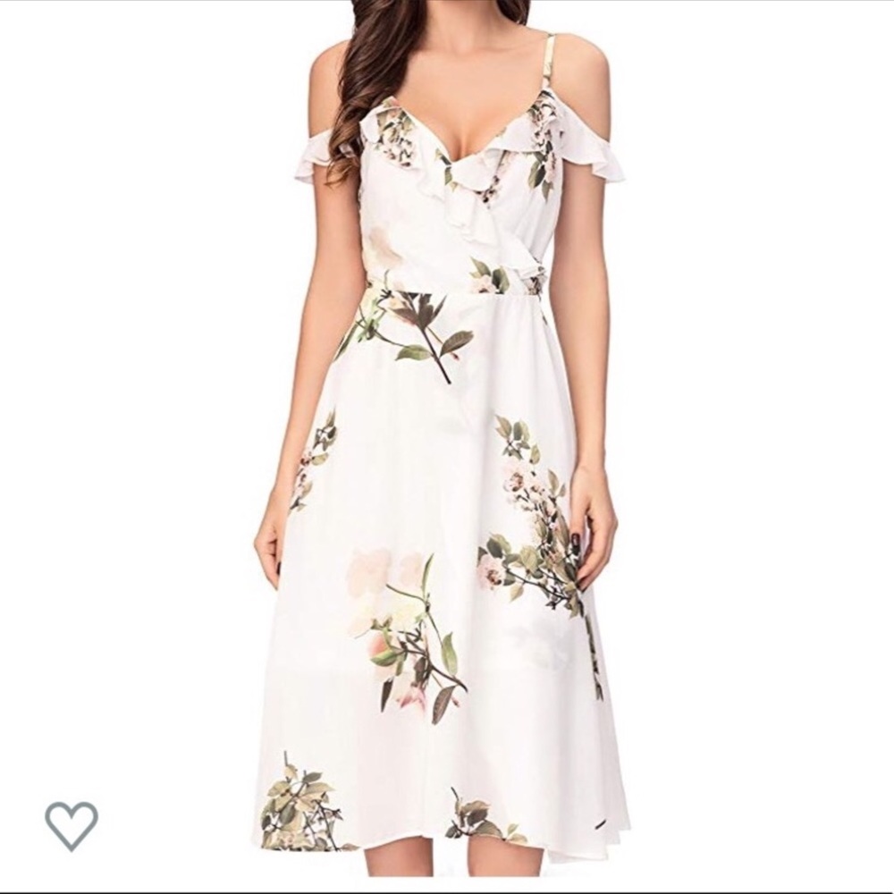 Cold Shoulder Midi Dress